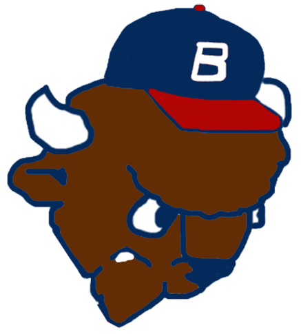 Buffalo Bisons 1985-1987 Alternate Logo vinyl decal